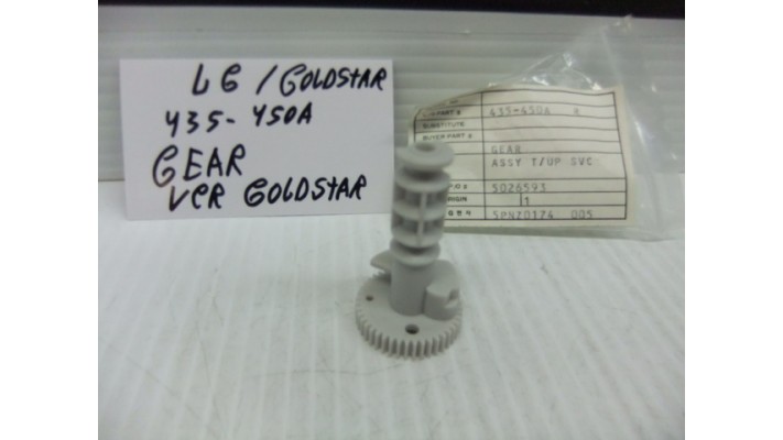 LG Goldstar 435-450A engrenage neuf.